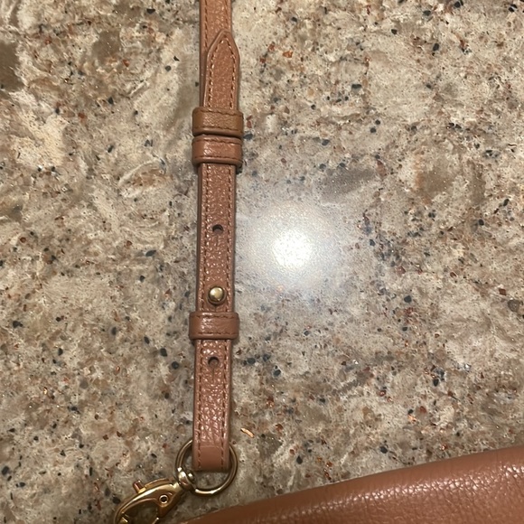 Tan Tory Burch Amanda Crossbody Bag - Picture 4 of 6